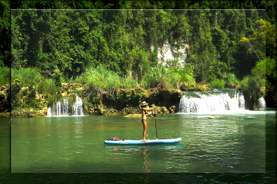 The Loboc River, also great for stand-up paddle boarding